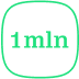 1 milion klient&oacute;w - ikona