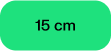 Icon showing a 15cm long cable