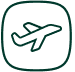 Airplane available icon