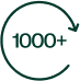 1000+ charging cycles icon