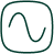 Pure sine wave icon