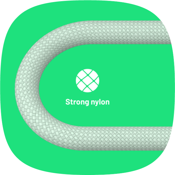 Ukazanie nylonowego kabla PowerStream
